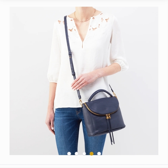 NWOT HOBO Fern Satchel Sapphire - Picture 2 of 6